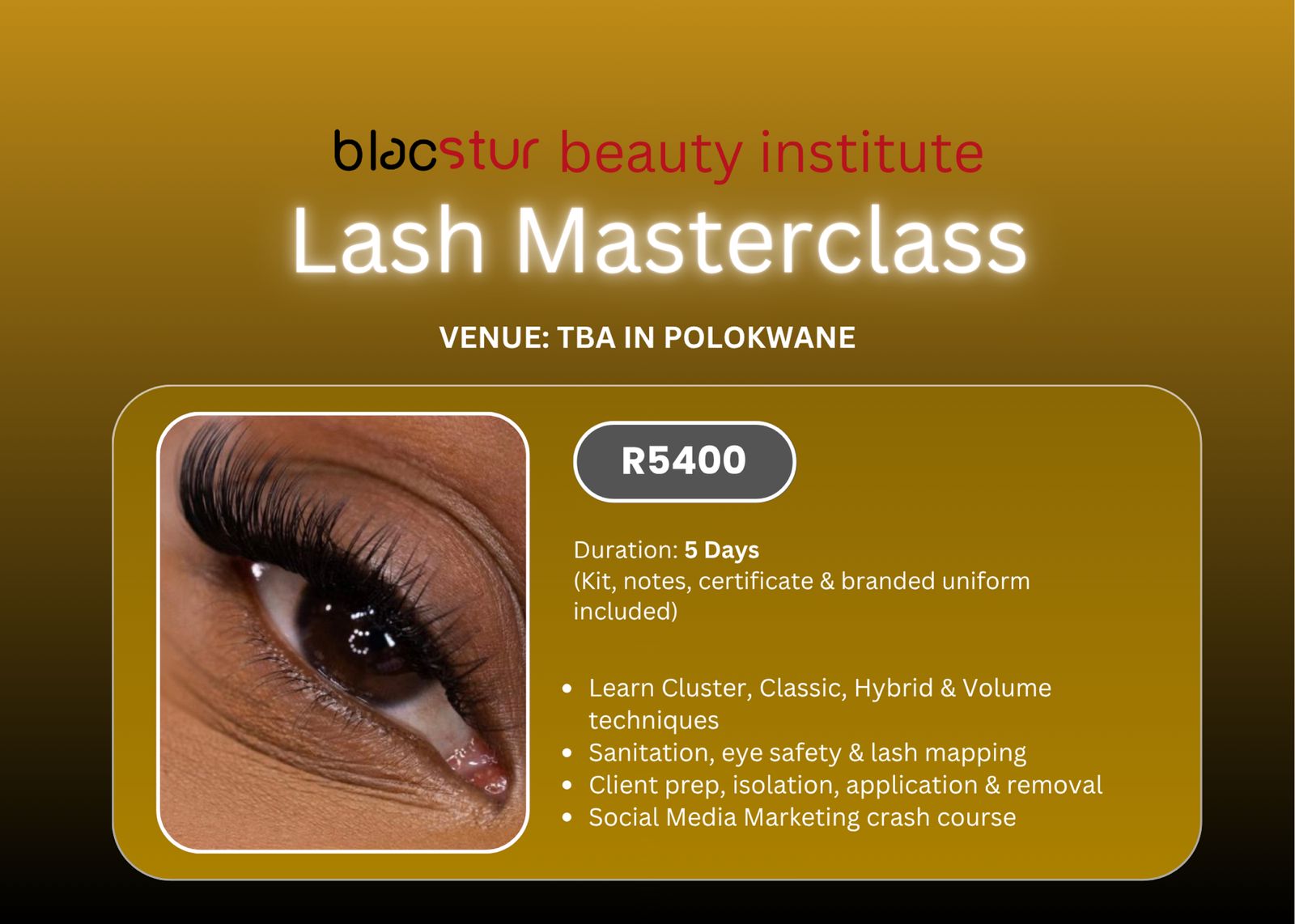 Lash Masterclass